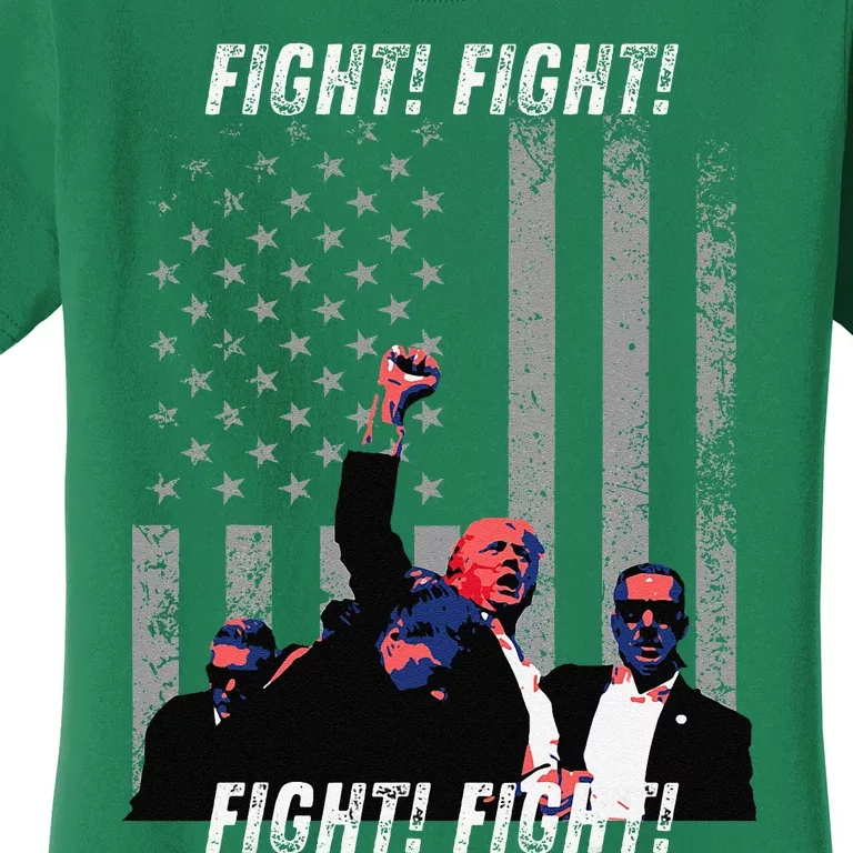 Fight! Fight! Trump Assassination Attempt Women's T-Shirt