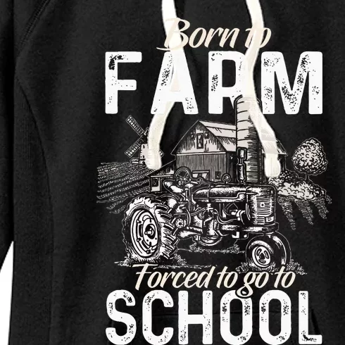 Funny Farmer Tractor Tractor Lover Rancher Women's Fleece Hoodie