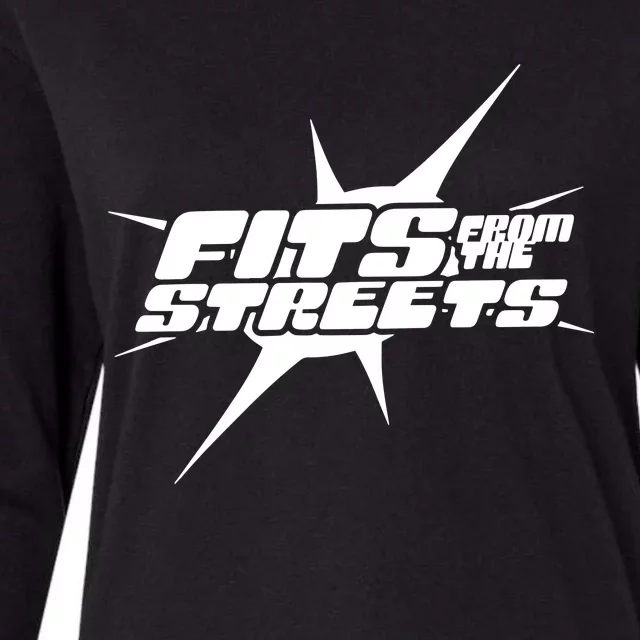 Fits From The Streets Womens Cotton Relaxed Long Sleeve T-Shirt