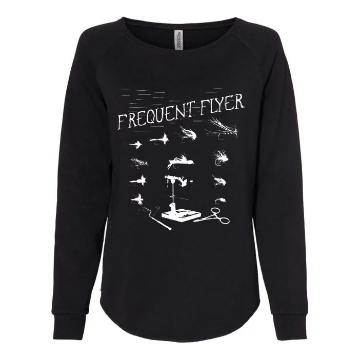 Fly Fishing Tying Funny Fisherman Christmas Fathers Day Womens California Wash Sweatshirt