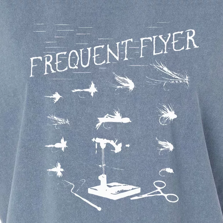 Fly Fishing Tying Funny Fisherman Christmas Fathers Day Garment-Dyed Women's Muscle Tee