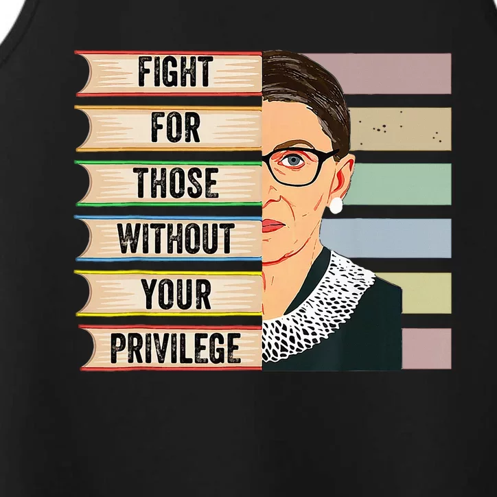 Fight For Those Without Your Privilege Women Rights Feminist Performance Tank