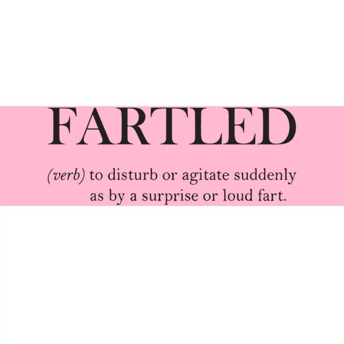 Fartled Funny Toilet Humor Bumper Sticker