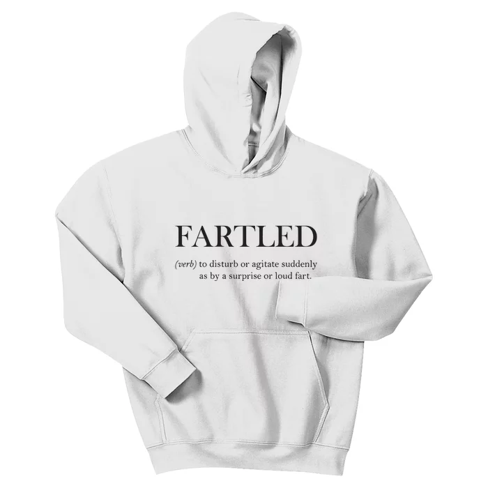 Fartled Funny Toilet Humor Kids Hoodie