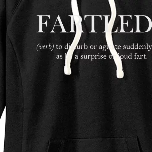 Fartled Funny Toilet Humor Women's Fleece Hoodie