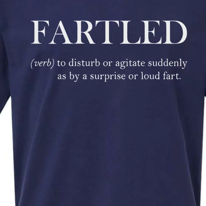 Fartled Funny Toilet Humor Sueded Cloud Jersey T-Shirt