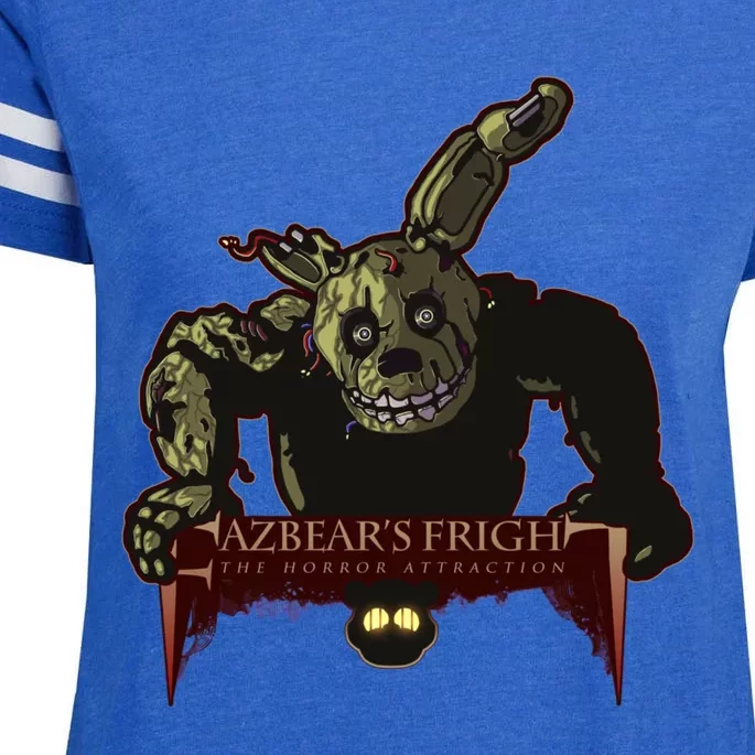 FazbearS Fright The Horror Attraction Enza Ladies Jersey Football T-Shirt