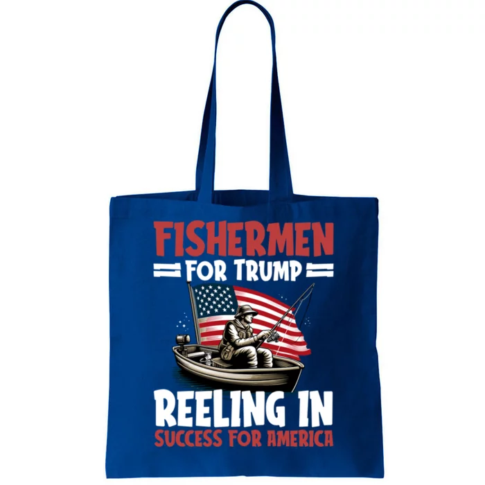 Fisher For Trump President Bass Fishing Election Trump Gift Tote Bag