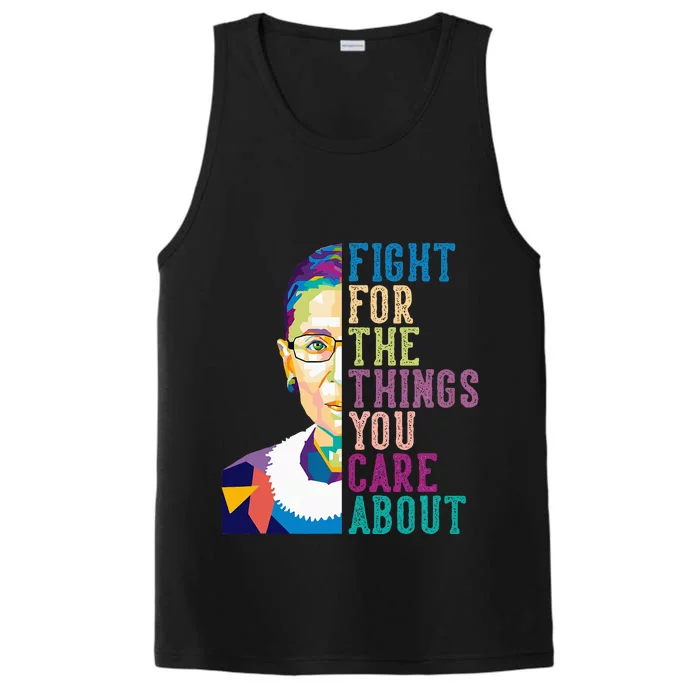 Fight For The Things You Care About Performance Tank