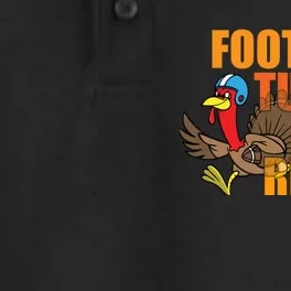 Funny Football Turkey Nap Repeat Thanksgiving Dry Zone Grid Performance Polo