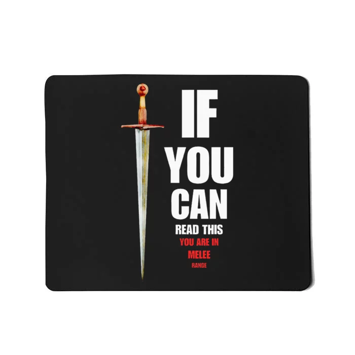 Funny Fantasy Tabletop RPG Gamer & Womens Graphic Mousepad