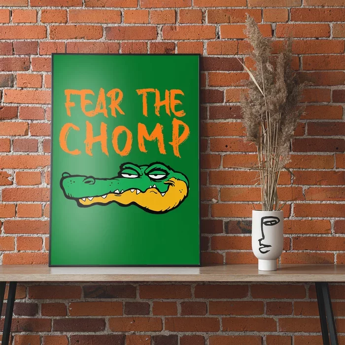 Florida Fear The Chomp Gator Pride Poster