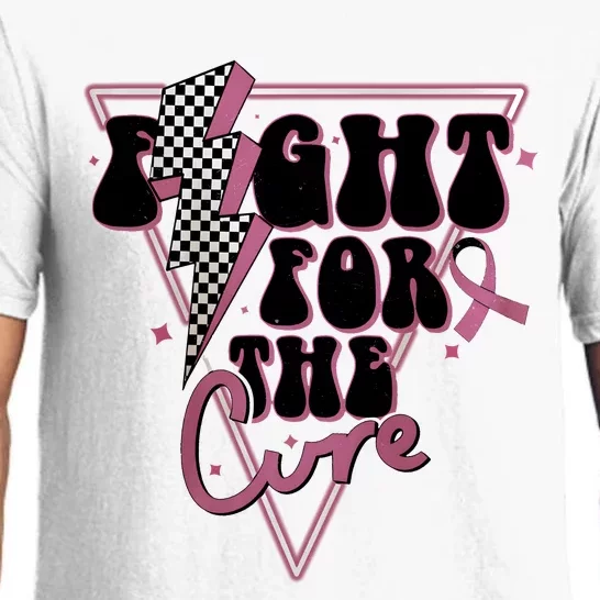 Fight For The Cure Breast Cancer Awareness Month Pajama Set