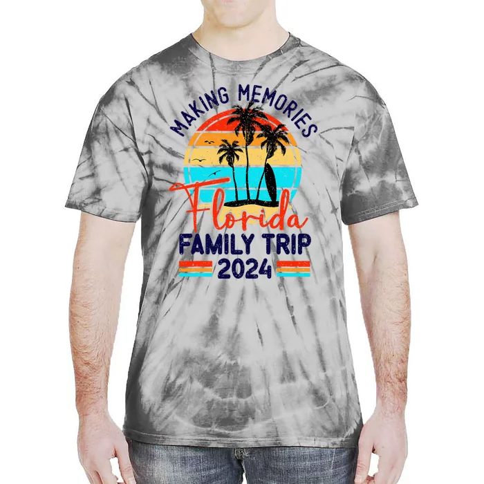 Florida Family Trip 2024 Making Memories Family Tie-Dye T-Shirt