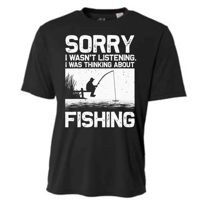 Fishing For  Trout Bass Fisherman Vacation Cooling Performance Crew T-Shirt