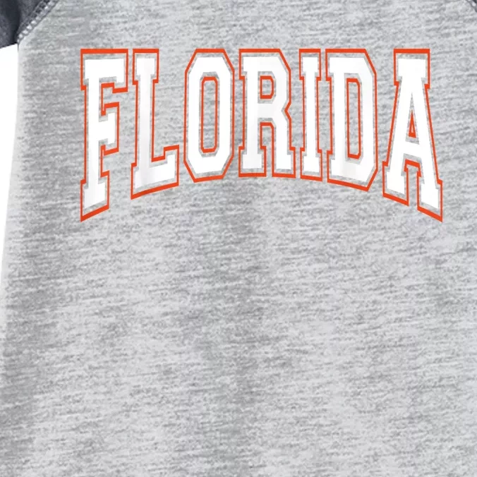 Florida Fl United States Font Infant Baby Jersey Bodysuit