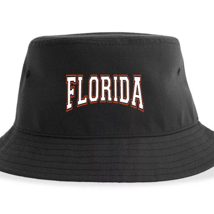 Florida FL United States Font Sustainable Bucket Hat