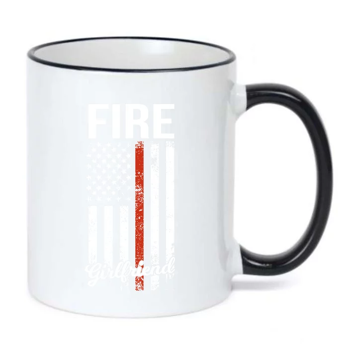 Fire Friend Us Flag Firefighter Friend Great Gift Black Color Changing Mug