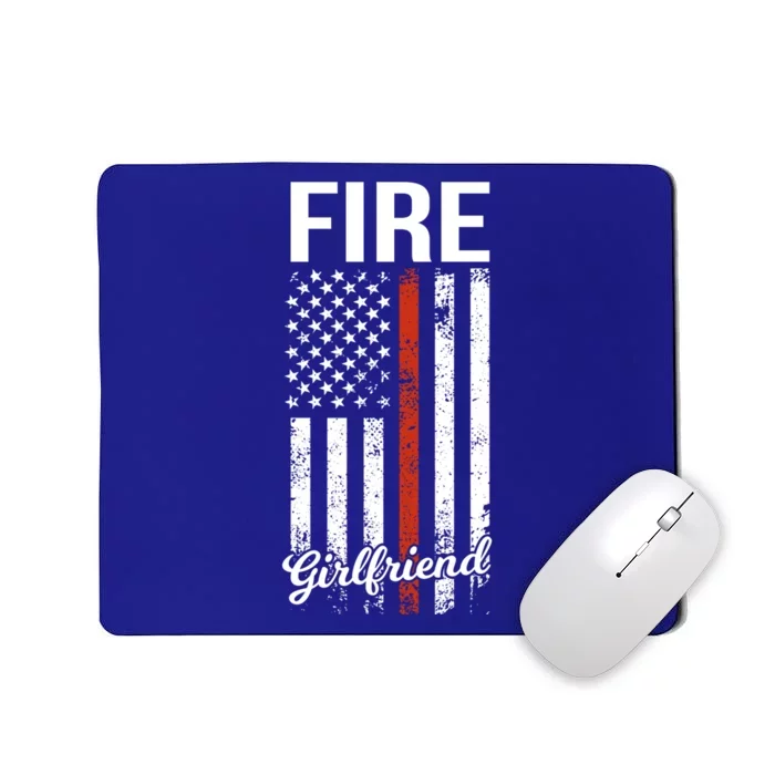 Fire Friend Us Flag Firefighter Friend Great Gift Mousepad