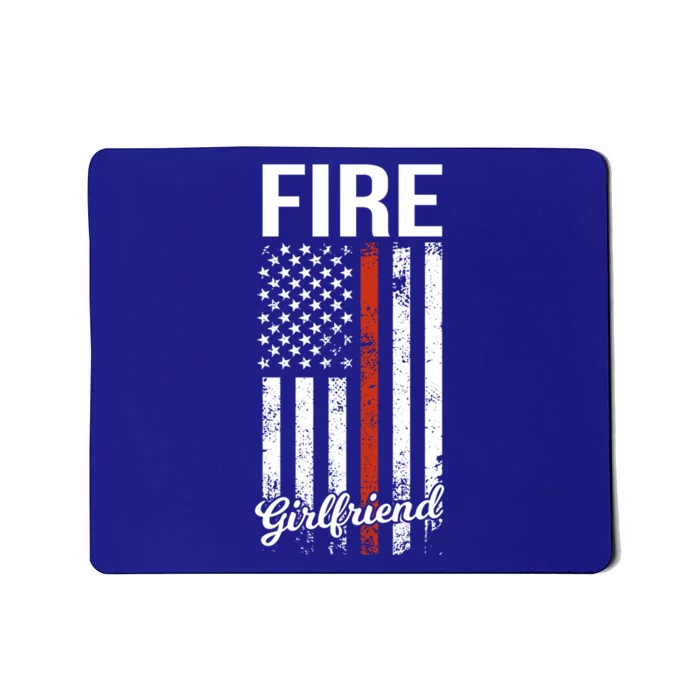 Fire Friend Us Flag Firefighter Friend Great Gift Mousepad