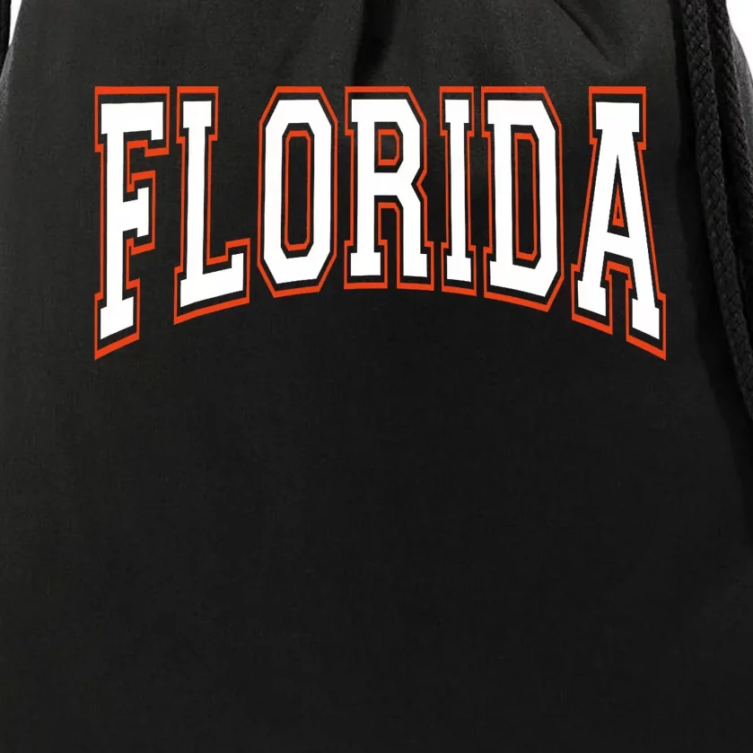 Florida Fl United States Football Drawstring Bag