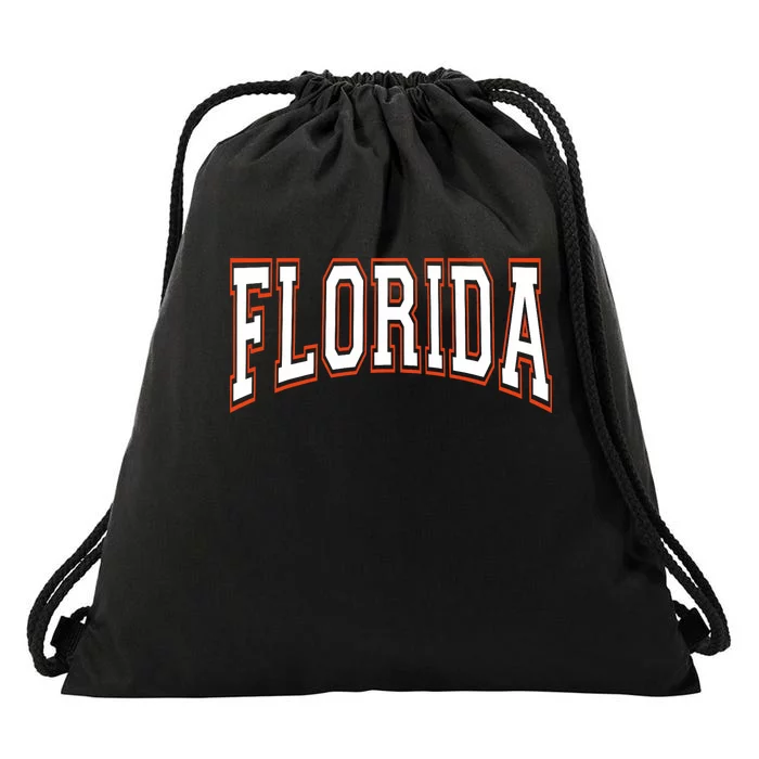 Florida Fl United States Football Drawstring Bag