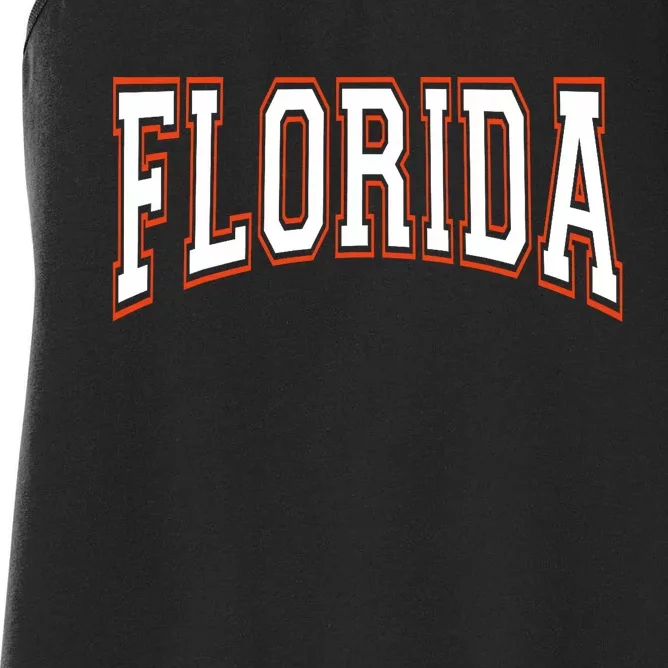 Florida Fl United States Football Women's Racerback Tank