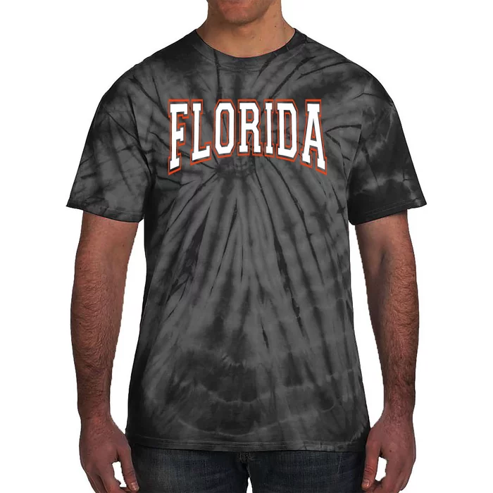 Florida Fl United States Football Tie-Dye T-Shirt