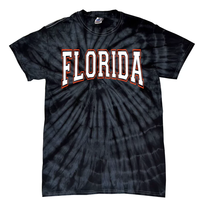 Florida Fl United States Football Tie-Dye T-Shirt