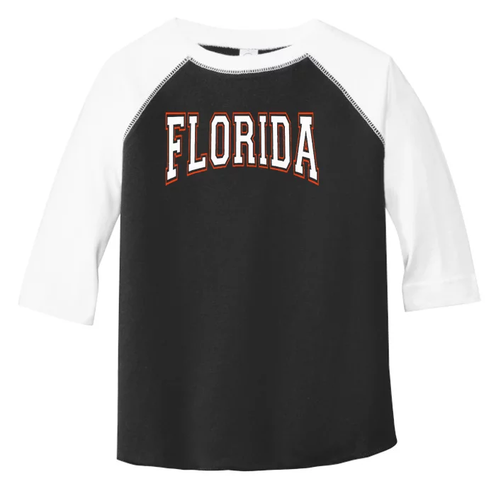 Florida Fl United States Font Toddler Fine Jersey T-Shirt