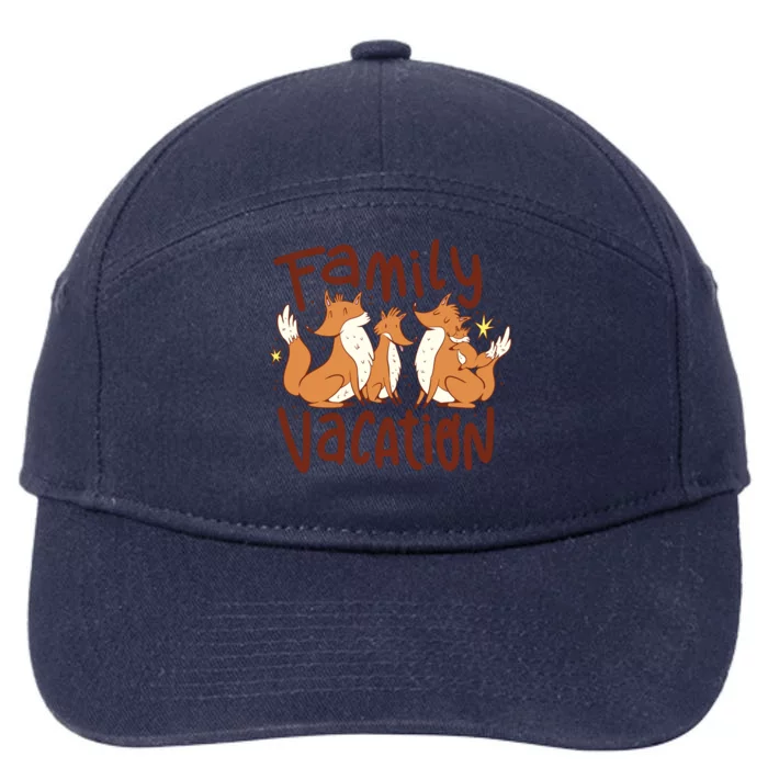 Fox Family Vacation 7-Panel Snapback Hat