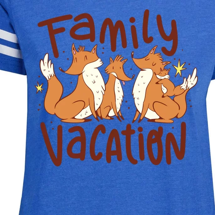 Fox Family Vacation Enza Ladies Jersey Football T-Shirt