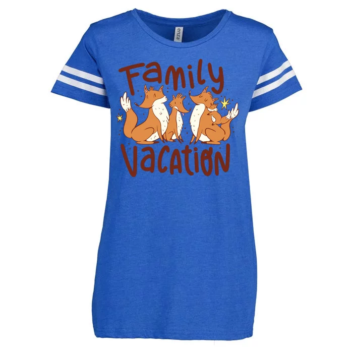 Fox Family Vacation Enza Ladies Jersey Football T-Shirt