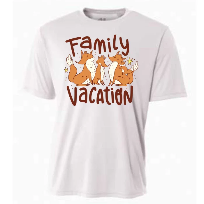 Fox Family Vacation Cooling Performance Crew T-Shirt