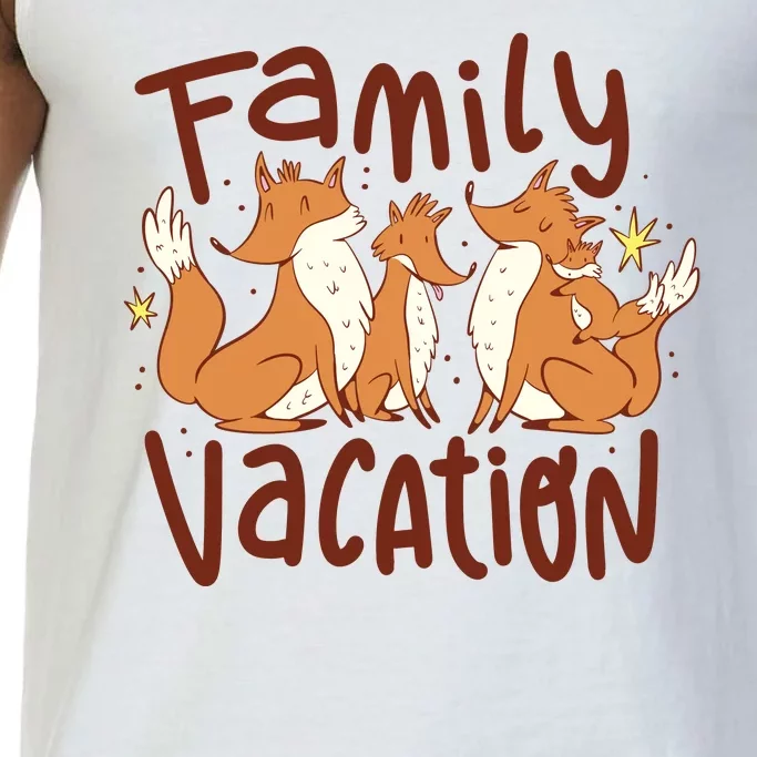 Fox Family Vacation Comfort Colors® Tank Top