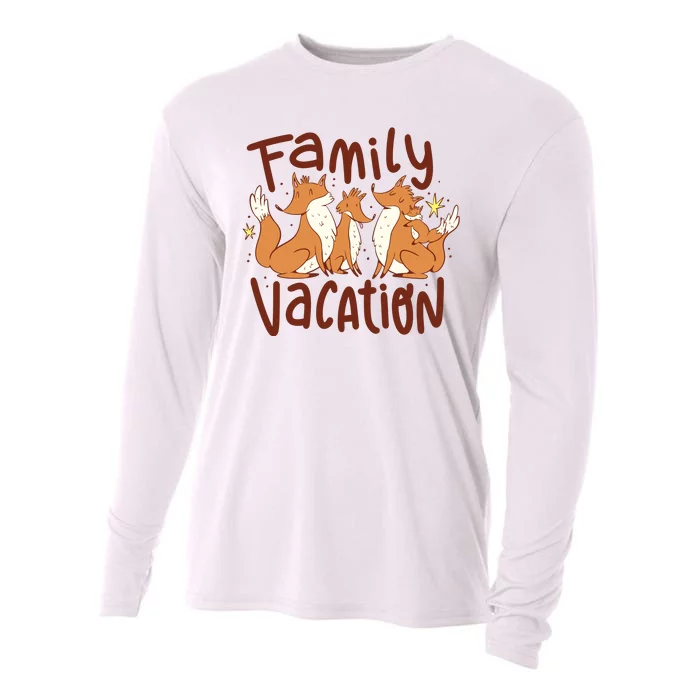 Fox Family Vacation Cooling Performance Long Sleeve Crew