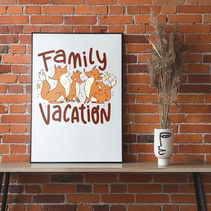 Fox Family Vacation Poster