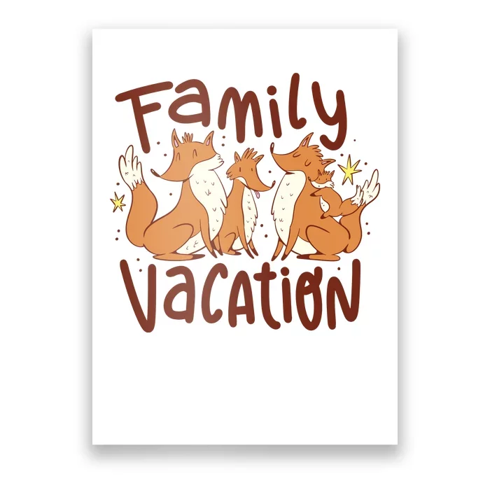 Fox Family Vacation Poster