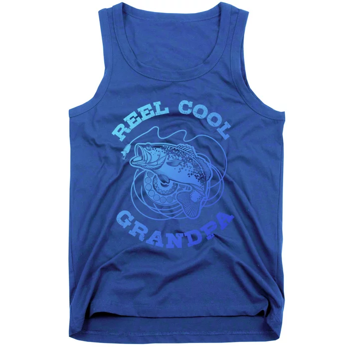 Fishing Fish Vintage Reel Cool Grandpa Gift Funny Gift Tank Top