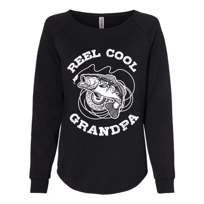 Fishing Fish Vintage Reel Cool Grandpa Gift Womens California Wash Sweatshirt