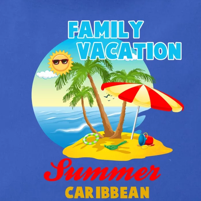 Funny Family Vacation Summer Caribbean 2024 Beach Trip Great Gift Zip Tote Bag