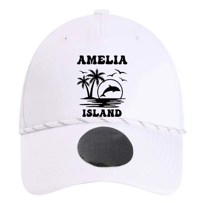 Florida Family Vacation Summer Tourist Funny Amelia Island Performance The Dyno Cap