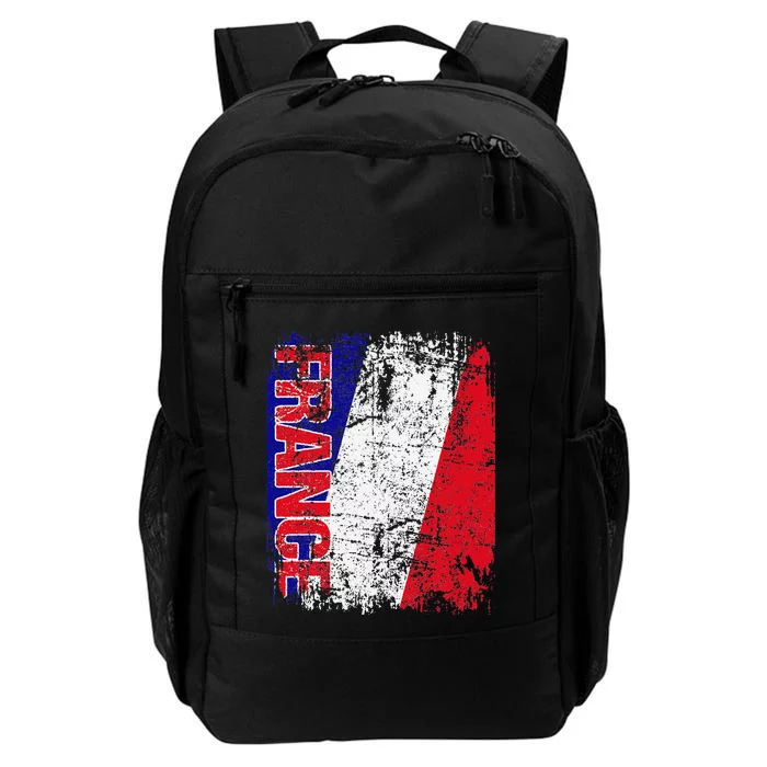 FRANCE Flag Vintage Distressed FRANCE Daily Commute Backpack