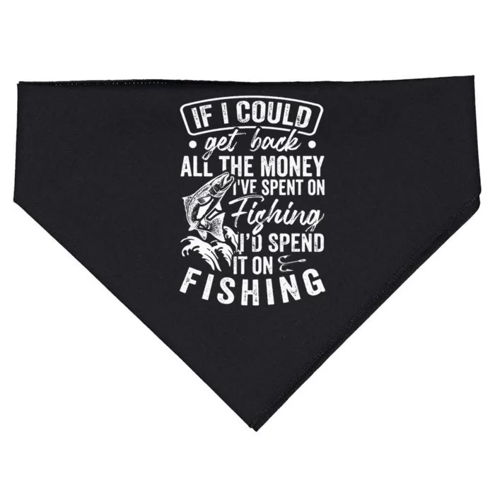 Fisherman Fishing Very Similar Into The Most Trouble Fisher USA-Made Doggie Bandana