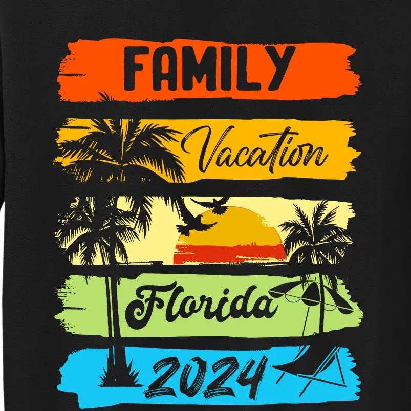 Family Florida Vacation 2024 Funny Matching Group Family Sweatshirt