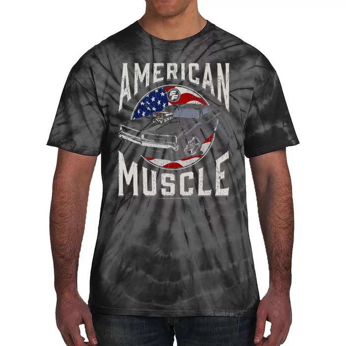 Fast & Furious Vintage American Muscle Flag Fill Tie-Dye T-Shirt