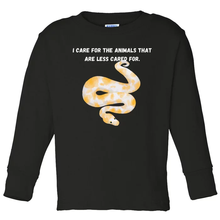 Floral Flower Vintage Retro BALL PYTHON Lover Toddler Long Sleeve Shirt