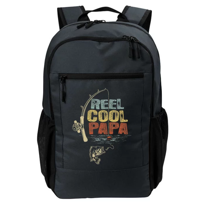 Funny Fisherman Vintage Reel Cool Papa Daily Commute Backpack