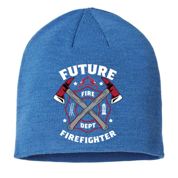 Future Firefighter Volunteer Firefighter Cute Gift 8 1/2in Sustainable Knit Beanie