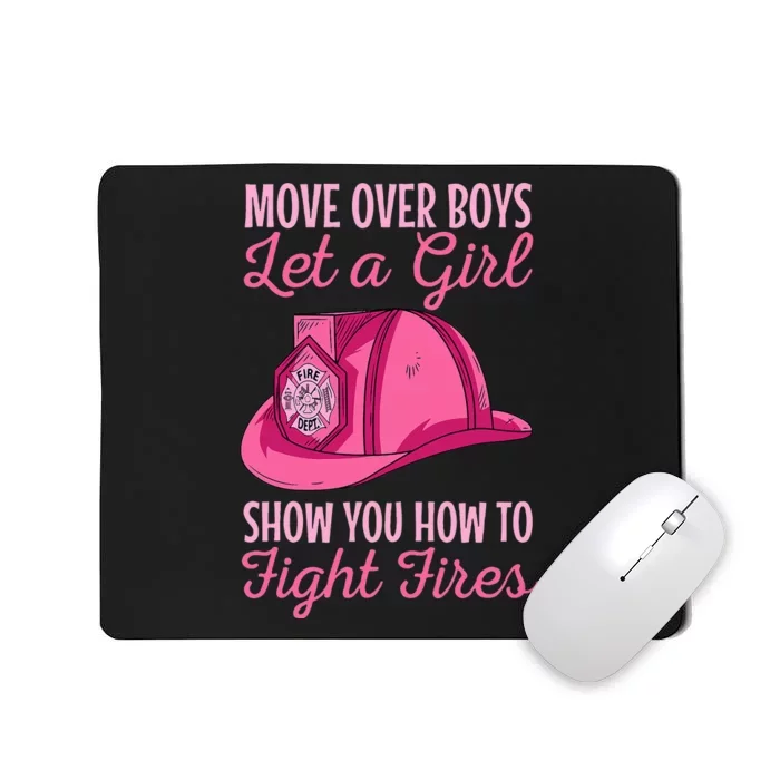 Firewoman Firefighter  Volunteer Firefighting Rescuer Mousepad